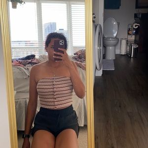 American Eagle Multi-Colored Tube Top